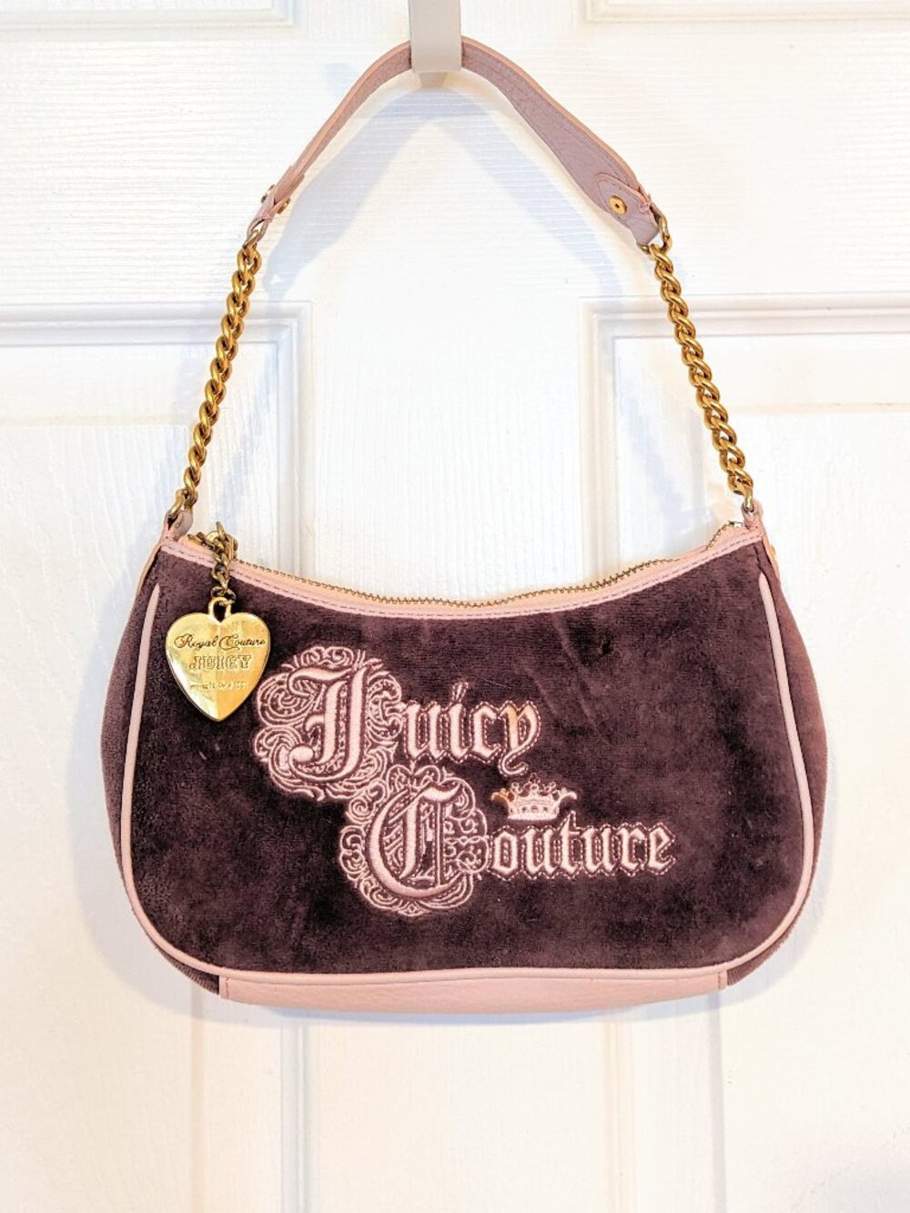 *JUICY COUTURE Velour Shoulder Purse